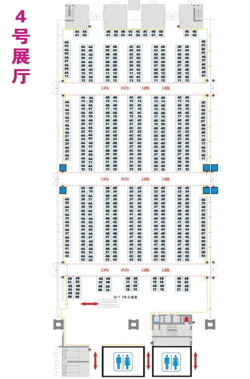 第十九届中国（深圳）国际玩具及礼品展览会的平面图