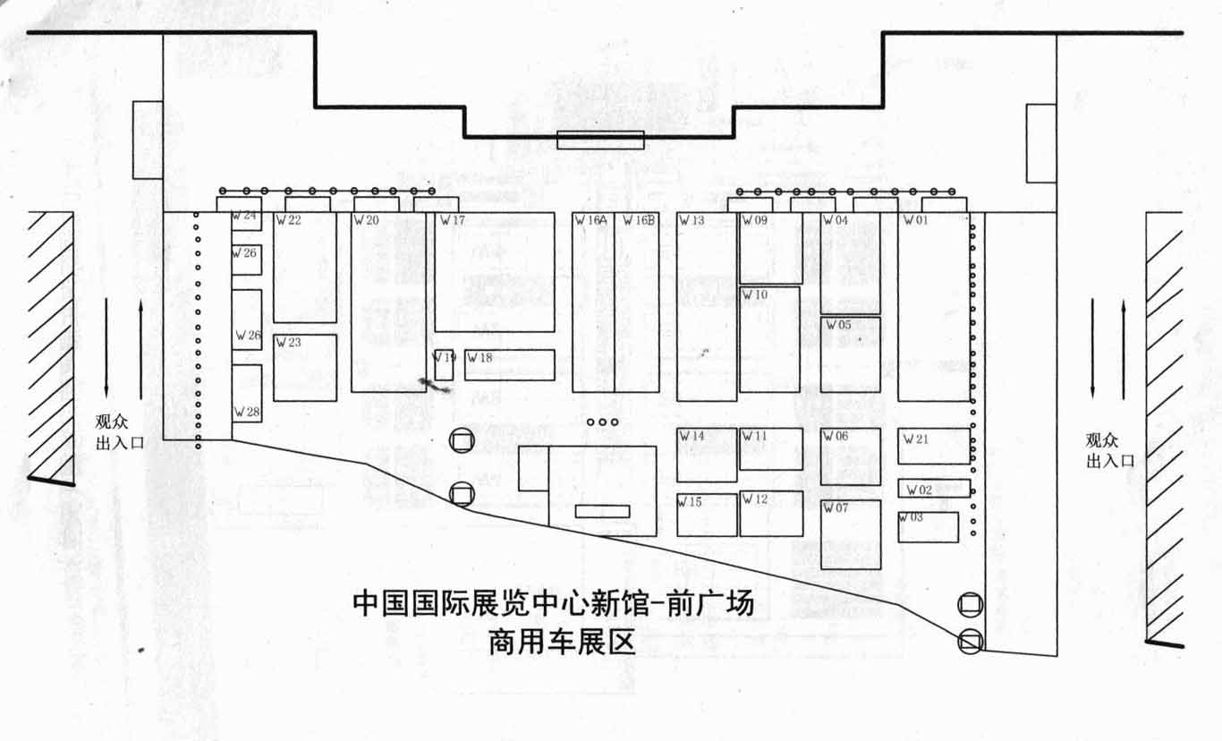 2012（第十二届）北京国际汽车展览会（北京车展 Auto China 2012）的平面图