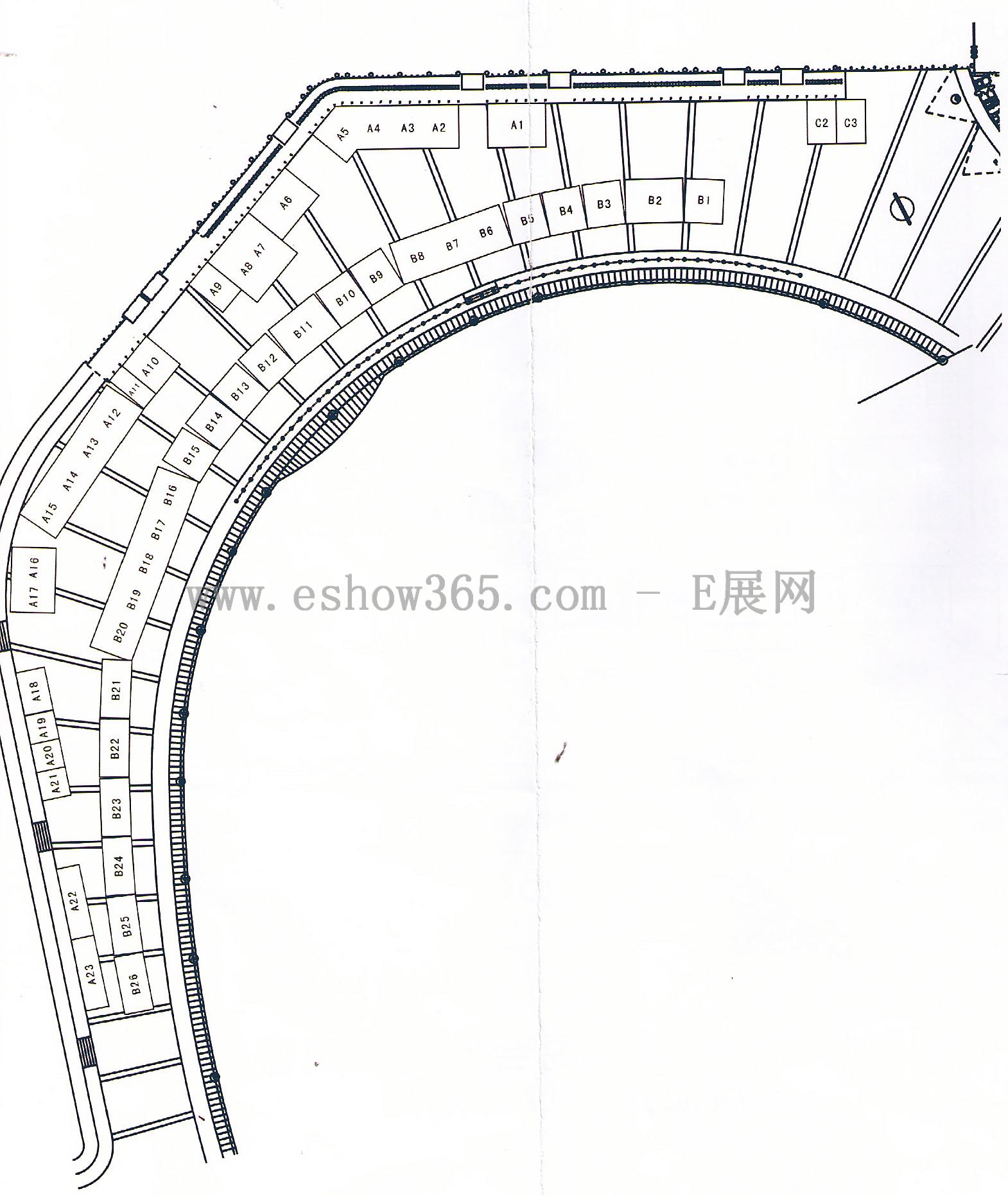 2012第十八届中国郑州全国商品交易会暨第四届孕婴童用品展览会、第五届中部（郑州）珠宝展览会的平面图