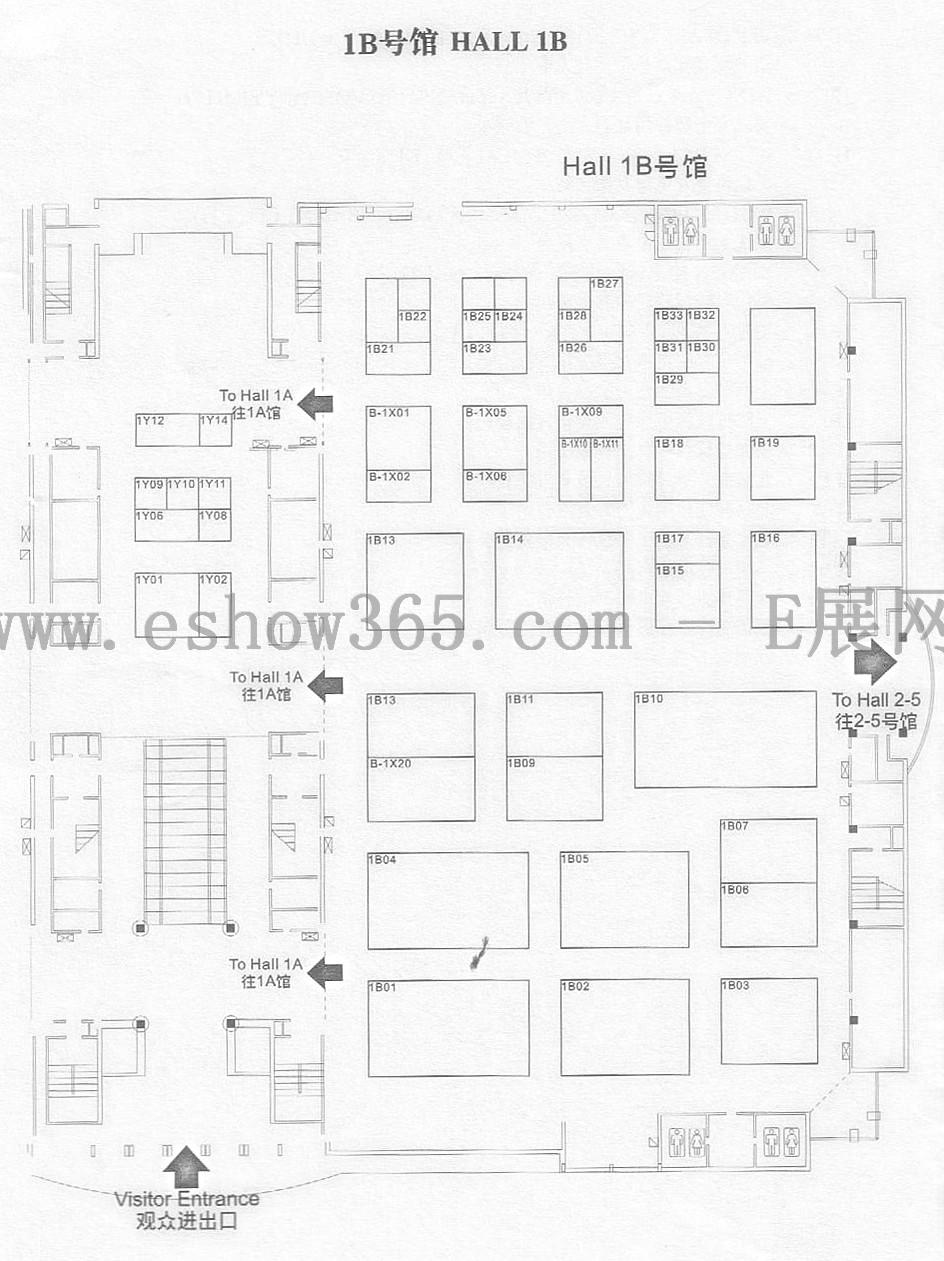 2012国际电力设备及技术展览会暨第七届国际电工装备展览会的平面图